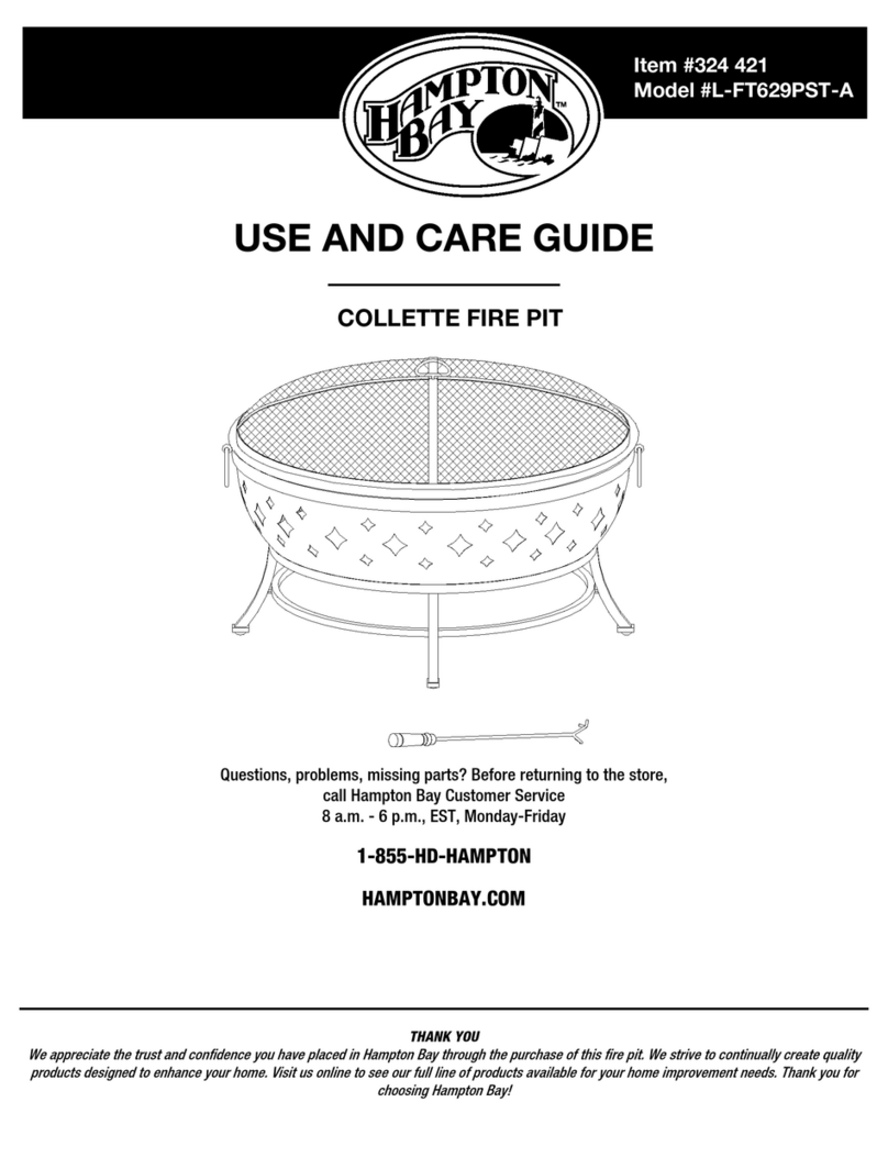 HAMPTON BAY COLLETTE L-FT629PST-A User manual
