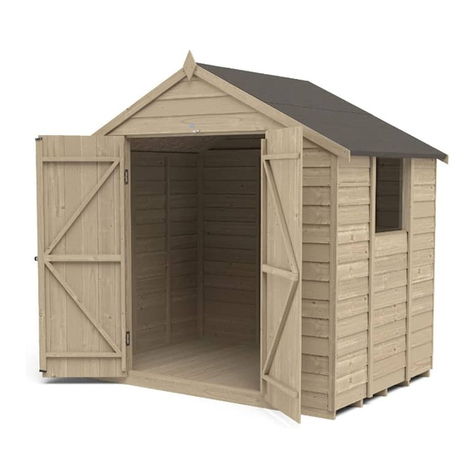 Forest garden Overlap Apex Shed 7' x 5' User manual Forest garden Overlap Apex Shed 7' x 5' User manual
