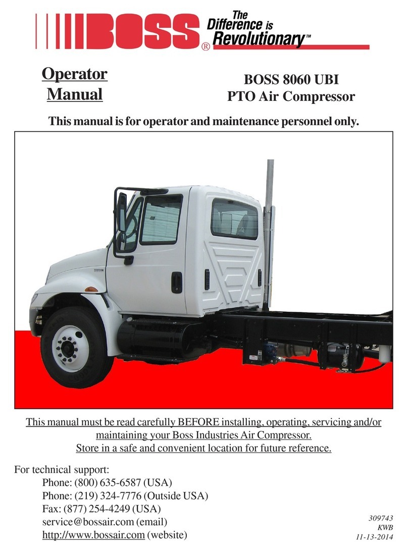 BOSSCO 8060 UBI User manual