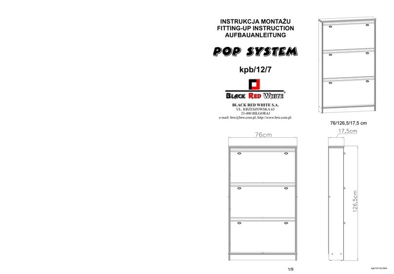 BLACK RED WHITE POP System kpb/12/7 Fitting-Up Instruction BLACK RED WHITE POP System kpb/12/7 Fitting-Up Instruction
