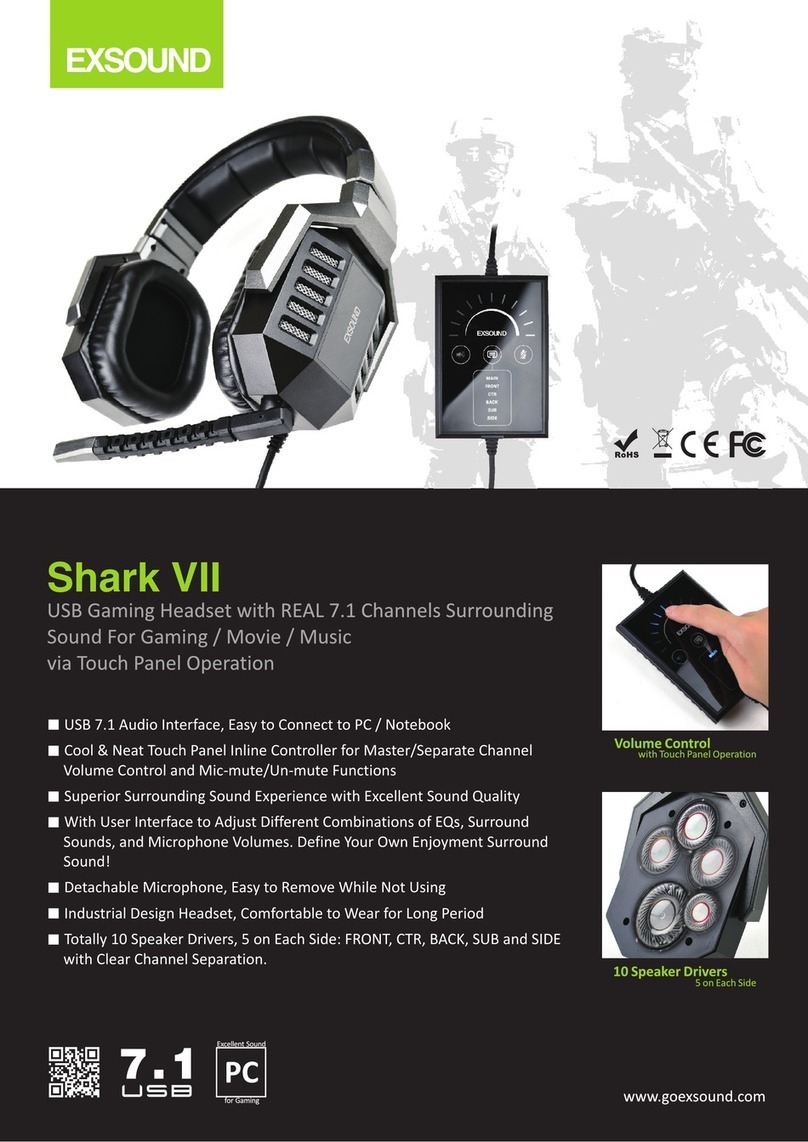 Exsound Shark VII User manual