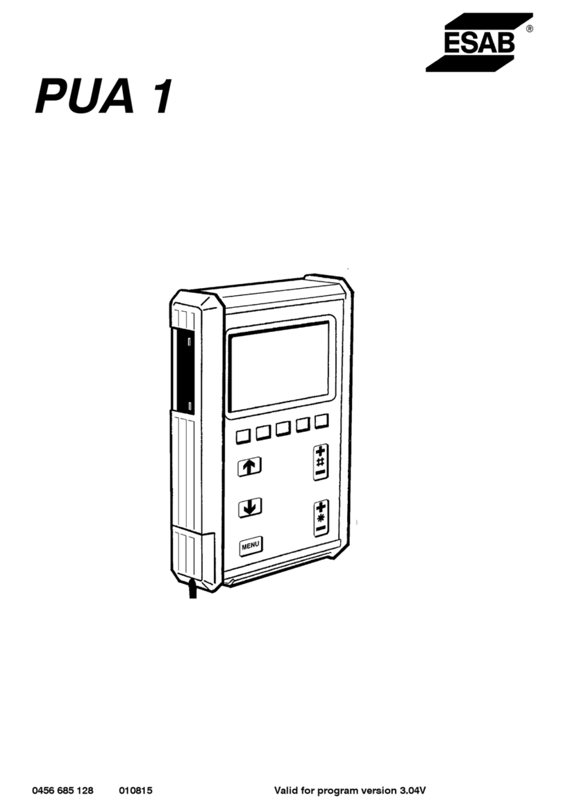ESAB PUA 1 User manual