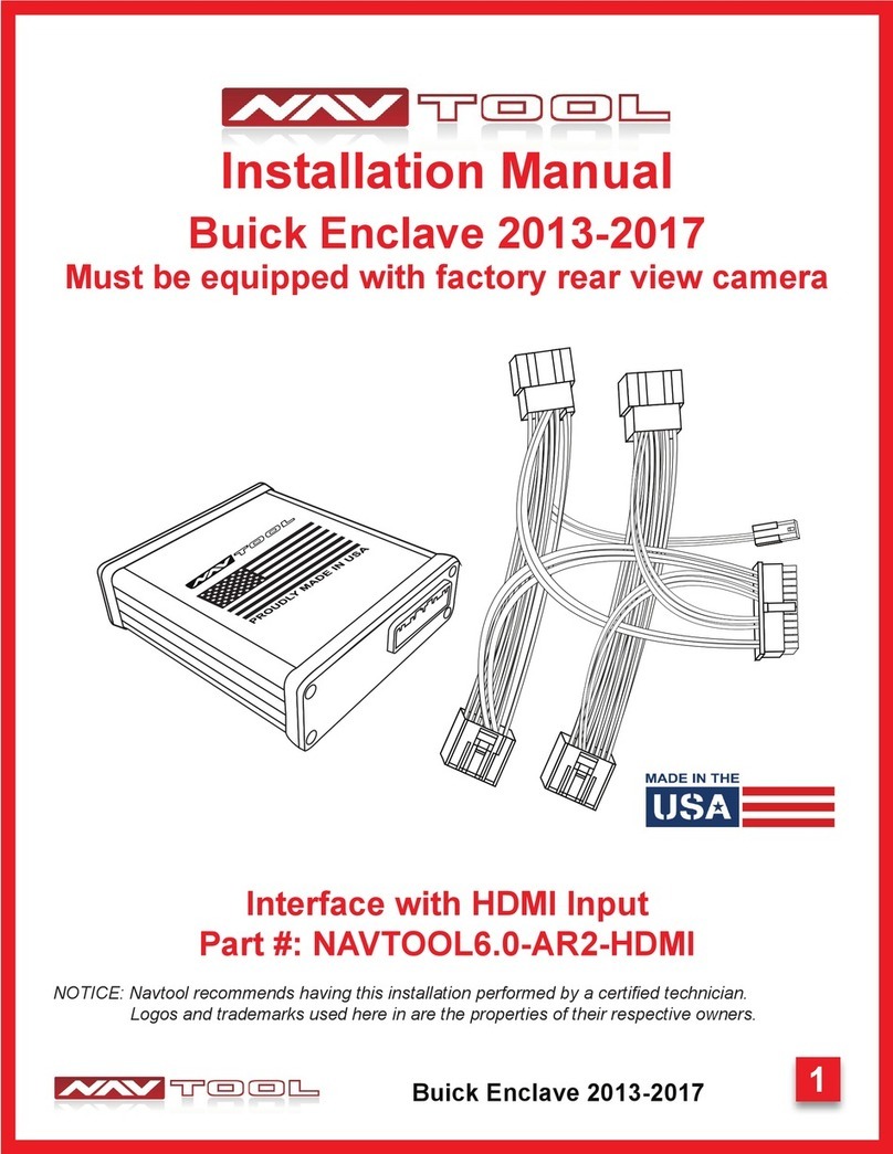 NAV NAVTOOL6.0-AR2-HDMI installation manual