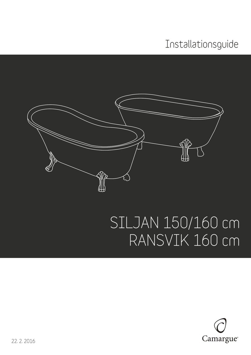Camargue SILJAN 150 cm installation guide