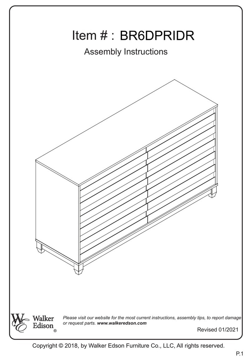 Walker Edison BR6DPRIDR User manual Walker Edison BR6DPRIDR User manual