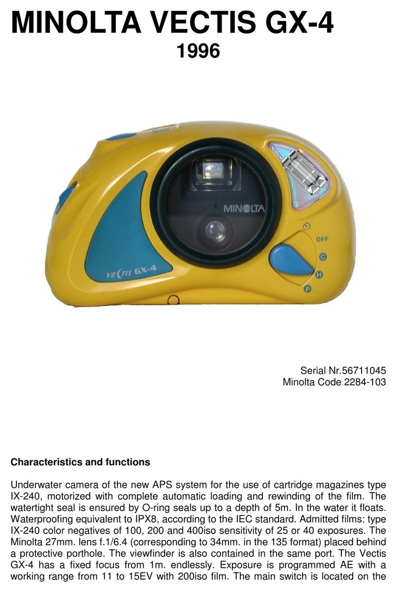 Minolta VECTIS GX-4 User manual