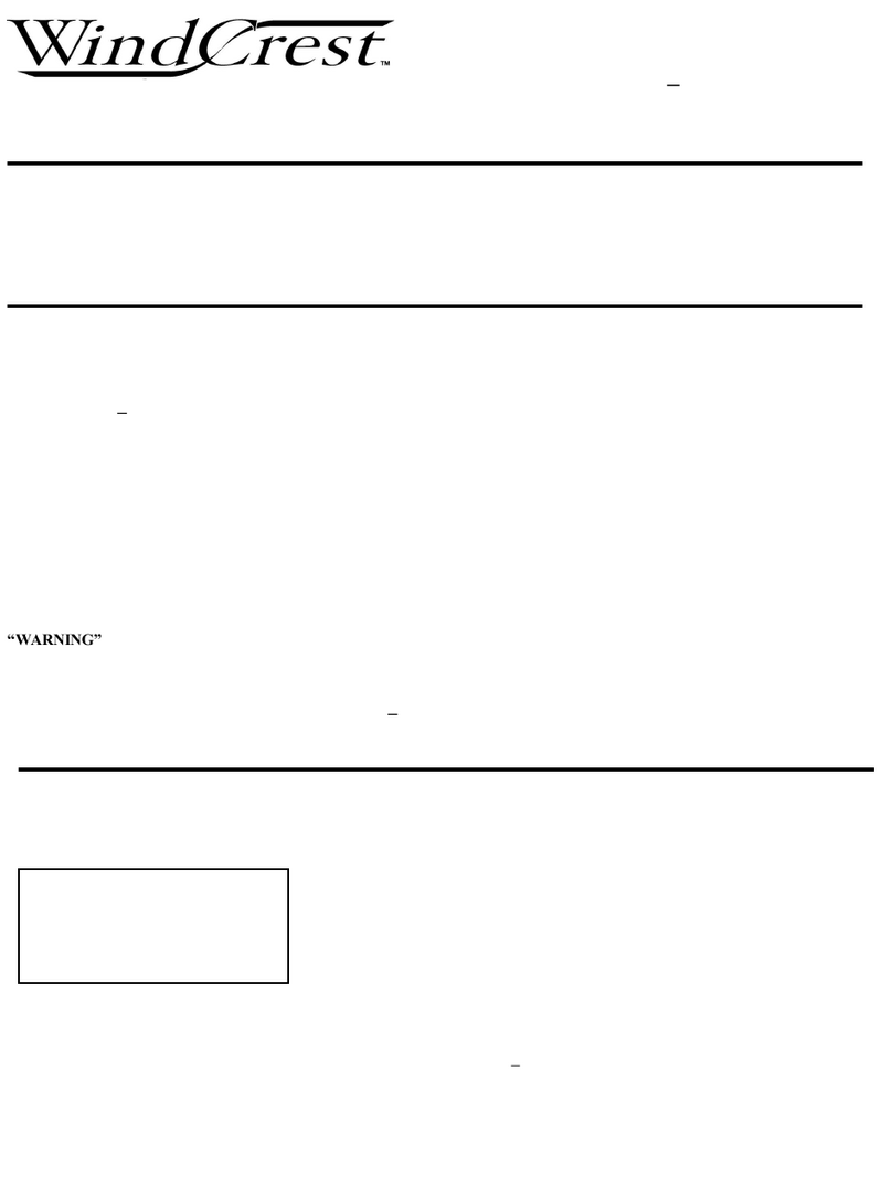 CNP INDUSTRIES WindCrest PSL installation instructions