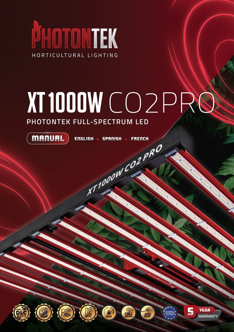 PHOTONTEK XT1000W CO2PRO manual