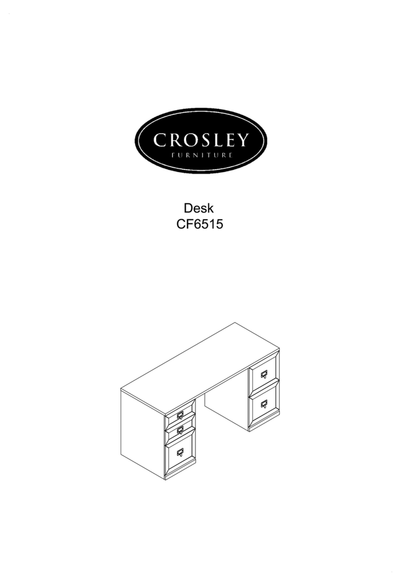 Crosley Furniture Harper CF6515 Assembly instructions