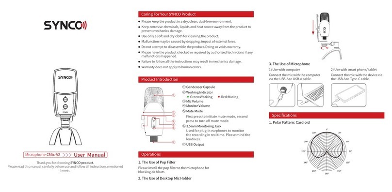 Synco CMic-V2 User manual Synco CMic-V2 User manual