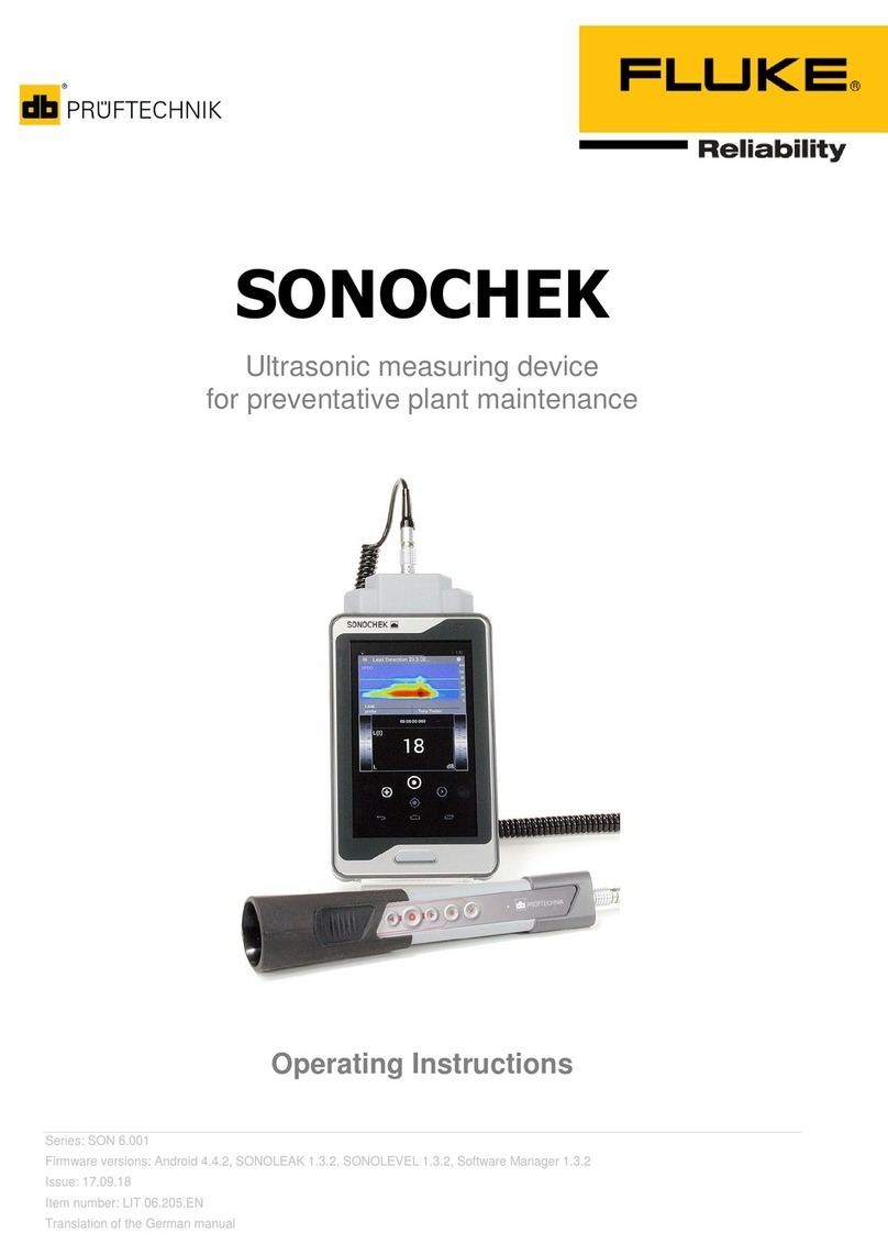Fluke SONOCHEK User manual