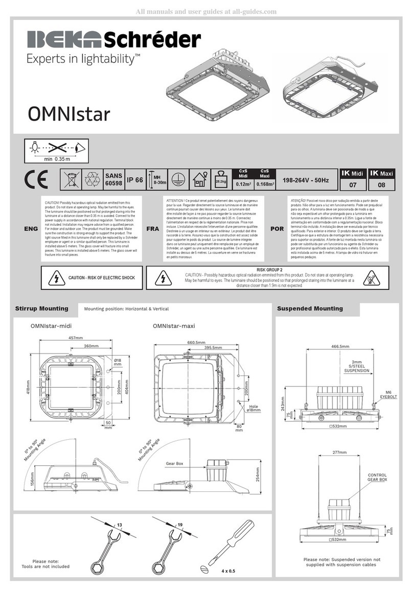BEKA Schreder OMNIstar User manual