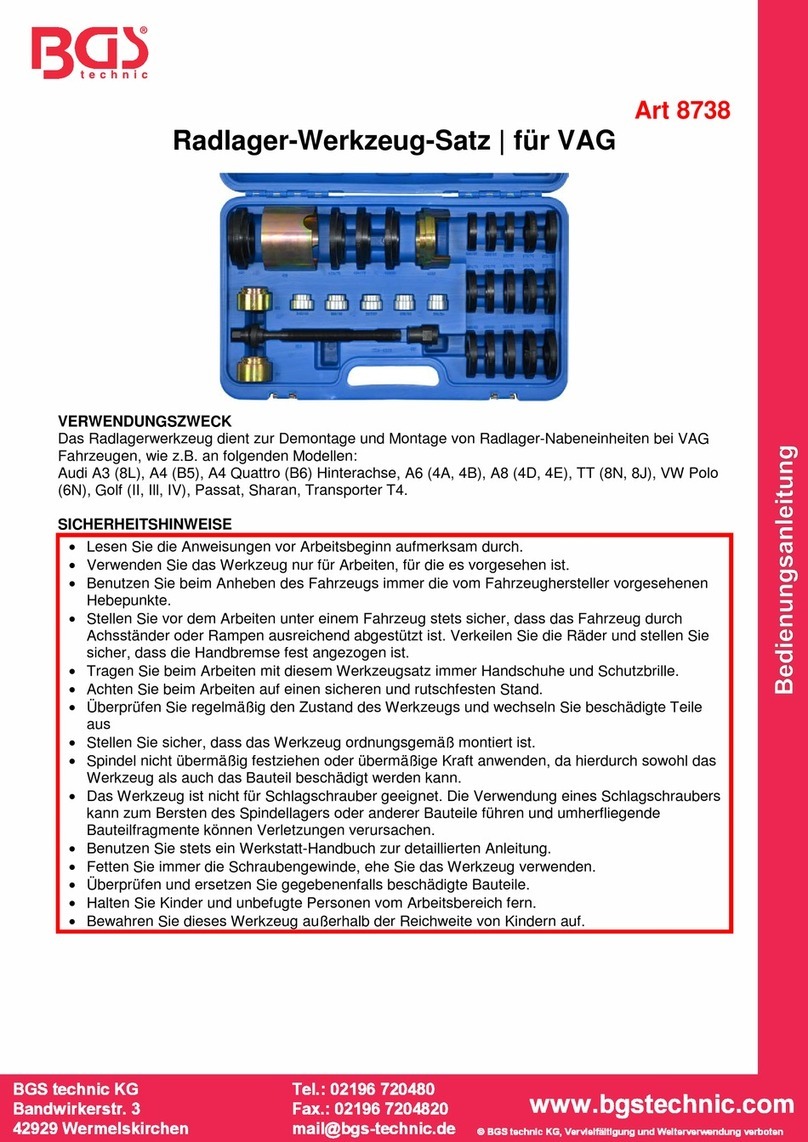 BGS technic 8738 User manual
