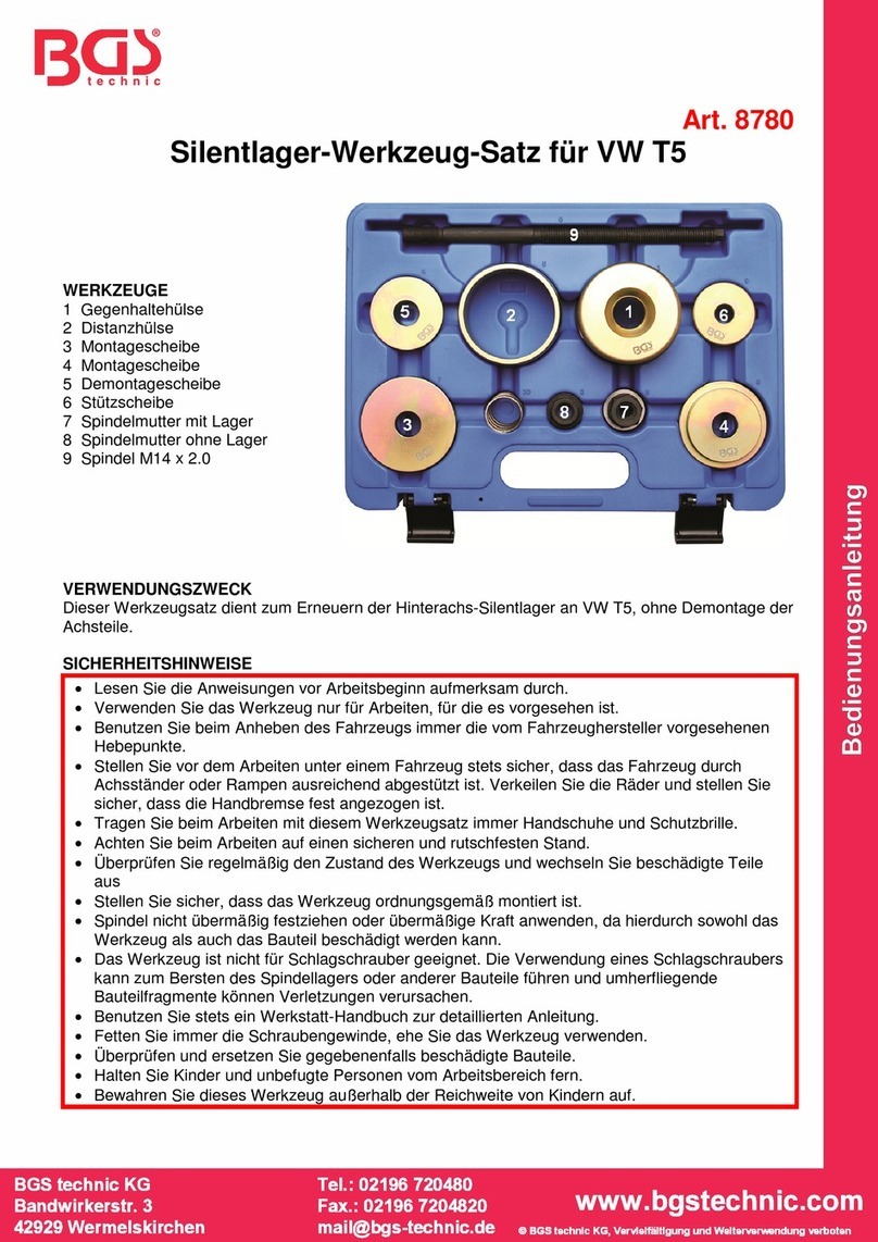 BGS technic 8780 User manual