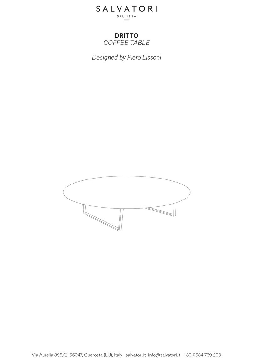 Salvatori DRITTO Assembly instructions