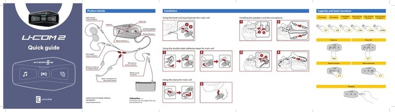 Cellularline U-COM 2 User manual Cellularline U-COM 2 User manual