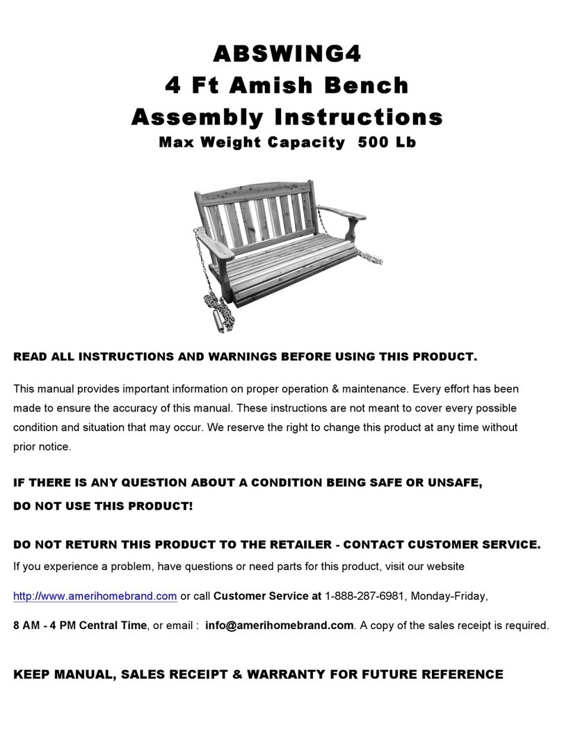 Amerihome ABSWING4 Assembly instructions