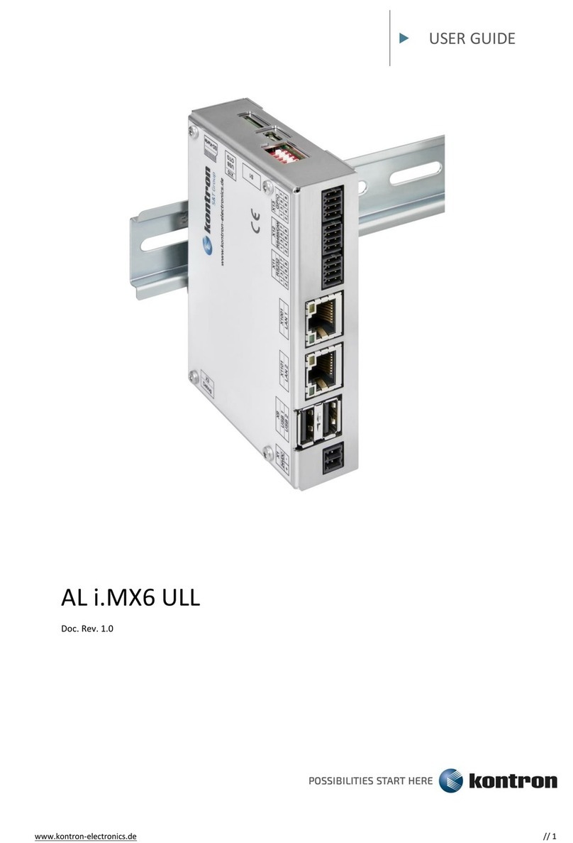 Kontron AL i.MX6 ULL User manual