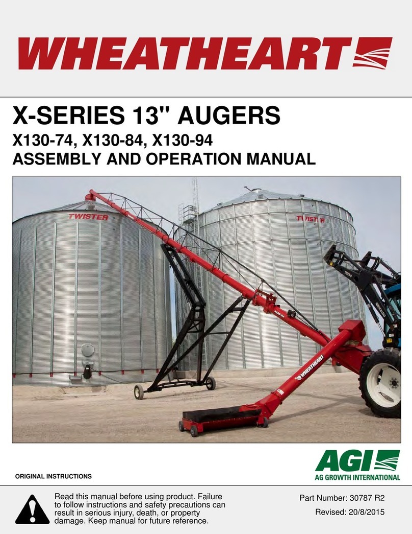 AGI WHEATHEART X Series Installation and operating instructions