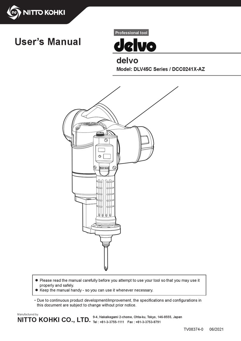 Nitto Kohki delvo DLV45C Series user manual