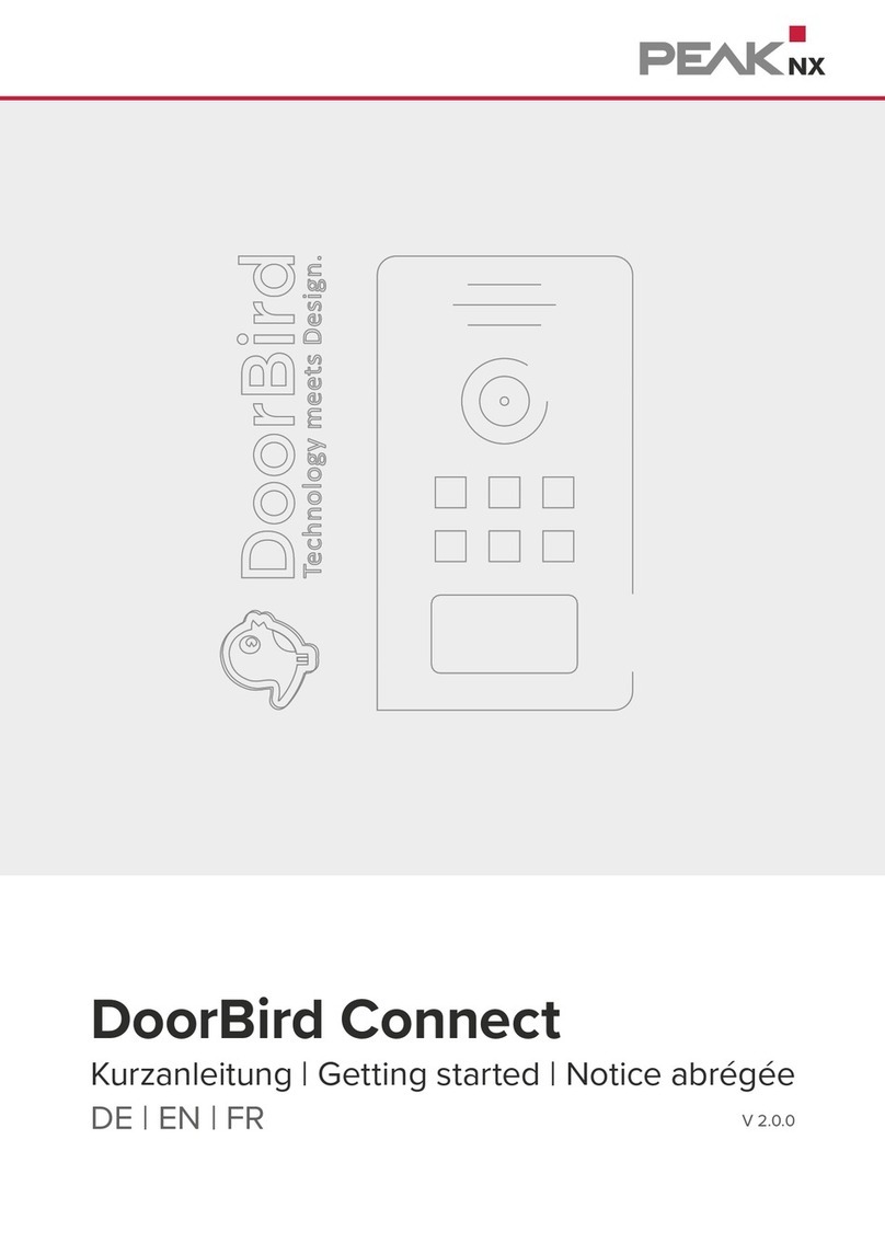 PEAKnx Doorbird Connect Getting started