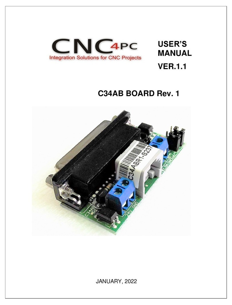 CNC4PC C34AB User manual
