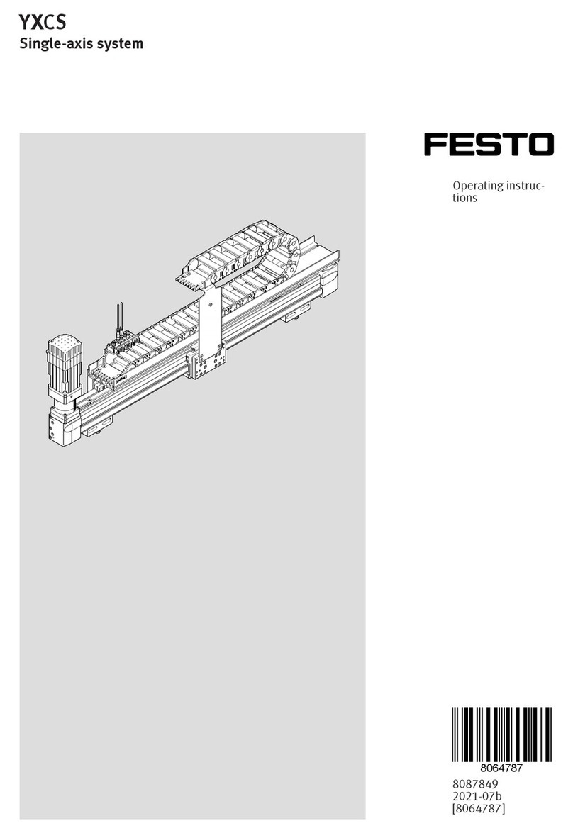 Festo YXCS operating instructions