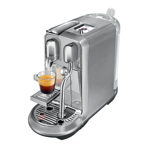 Nespresso Creatista Plus J520 user manual
