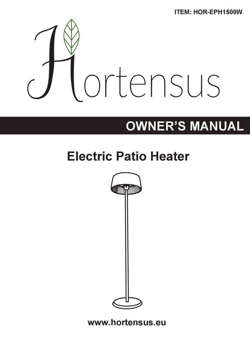 Hortensus HOR-EPH1500W User manual