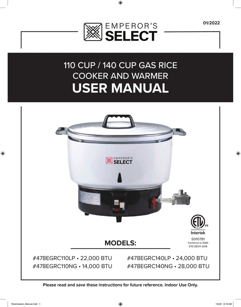EMPEROR'S SELECT 478EGRC110LP user manual EMPEROR'S SELECT 478EGRC110LP user manual