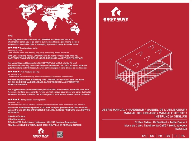 Costway HW61492 user manual