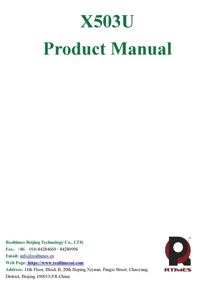 RTimes X503U product manual