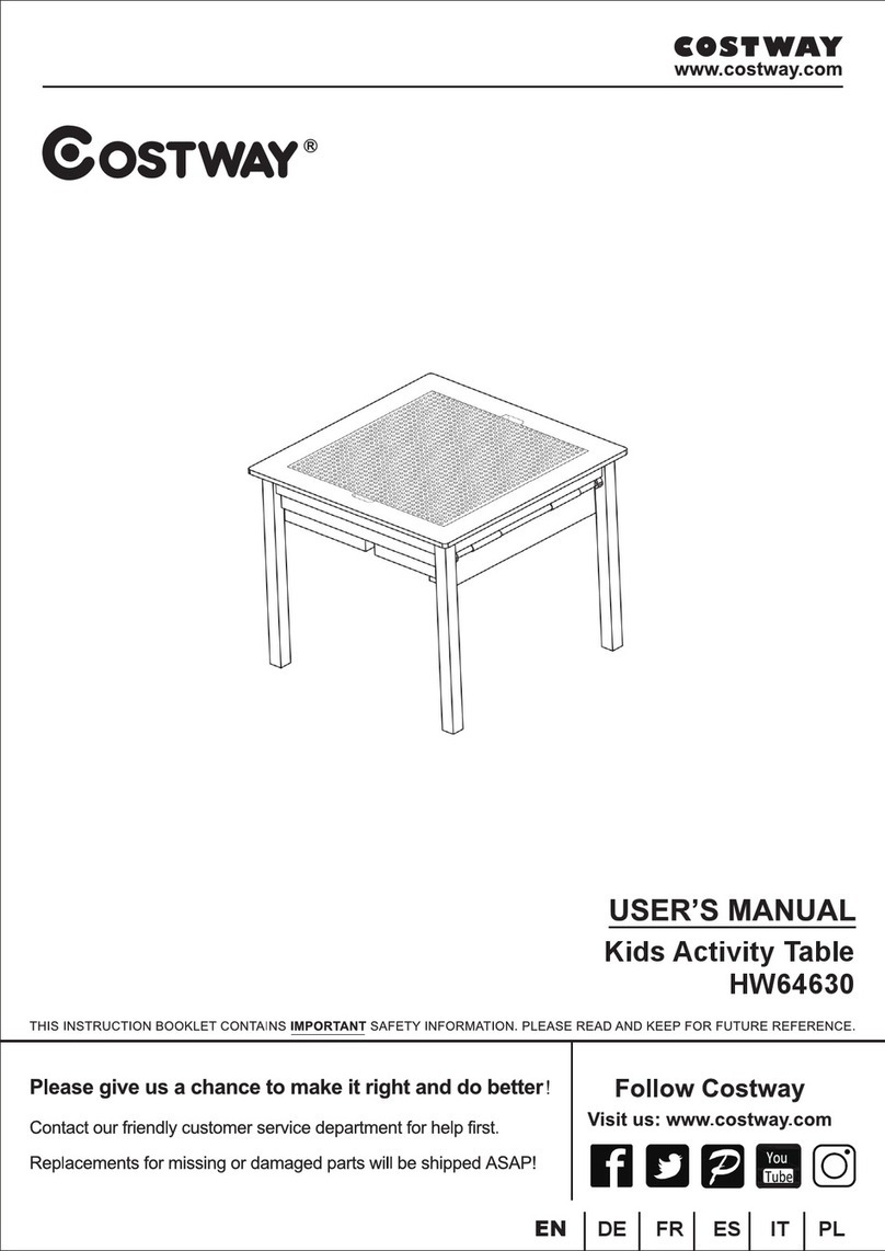 Costway HW64630 User manual Costway HW64630 User manual