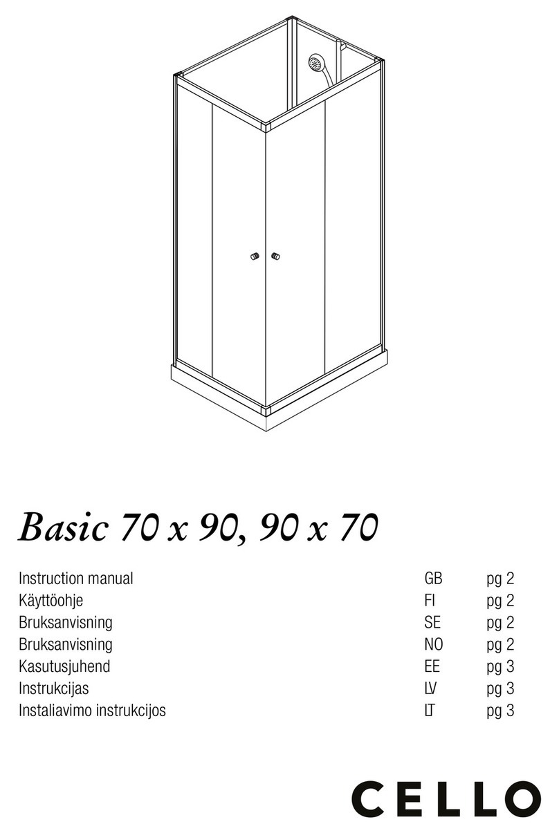 Cello Orinoco 70X90 instruction manual Cello Orinoco 70X90 instruction manual