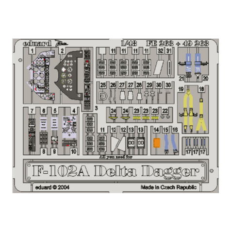 Eduard Zoom F-102 Delta Dagger User manual Eduard Zoom F-102 Delta Dagger User manual