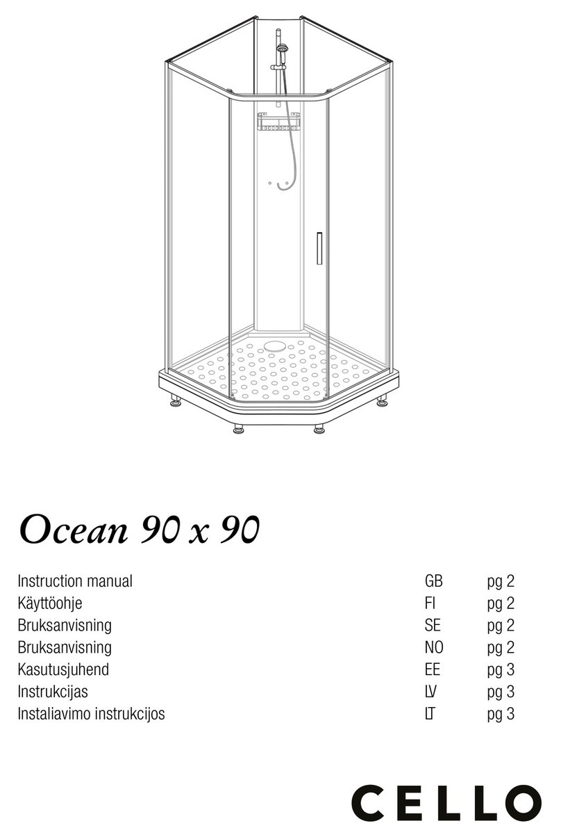 Cello Ocean 90x90 User manual