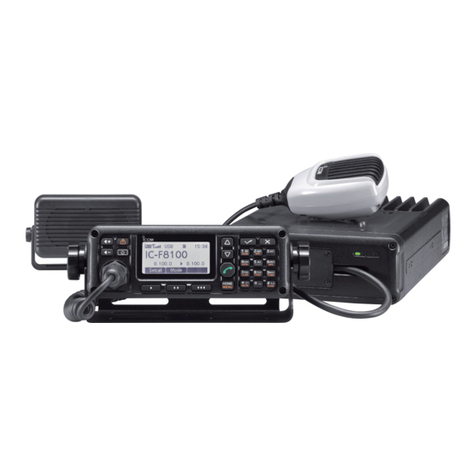 Icom IC-F8100 User manual