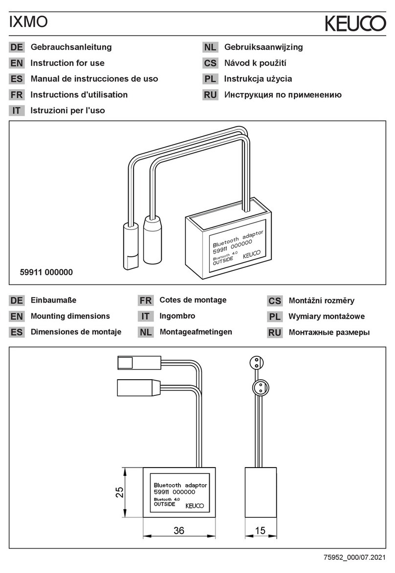 KEUCO IXMO 59911 000000 Mounting instruction