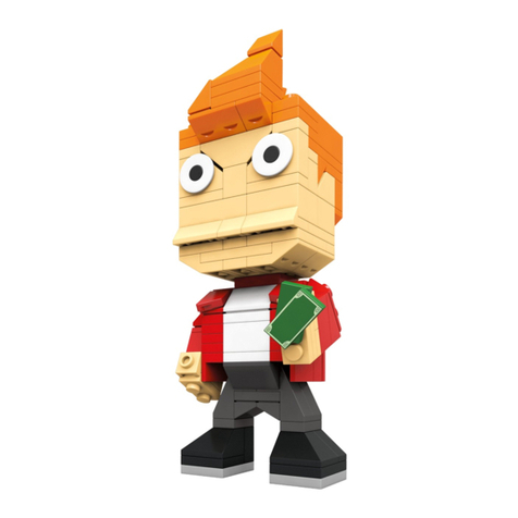Mega Construx Futurama Kubros Fry manual