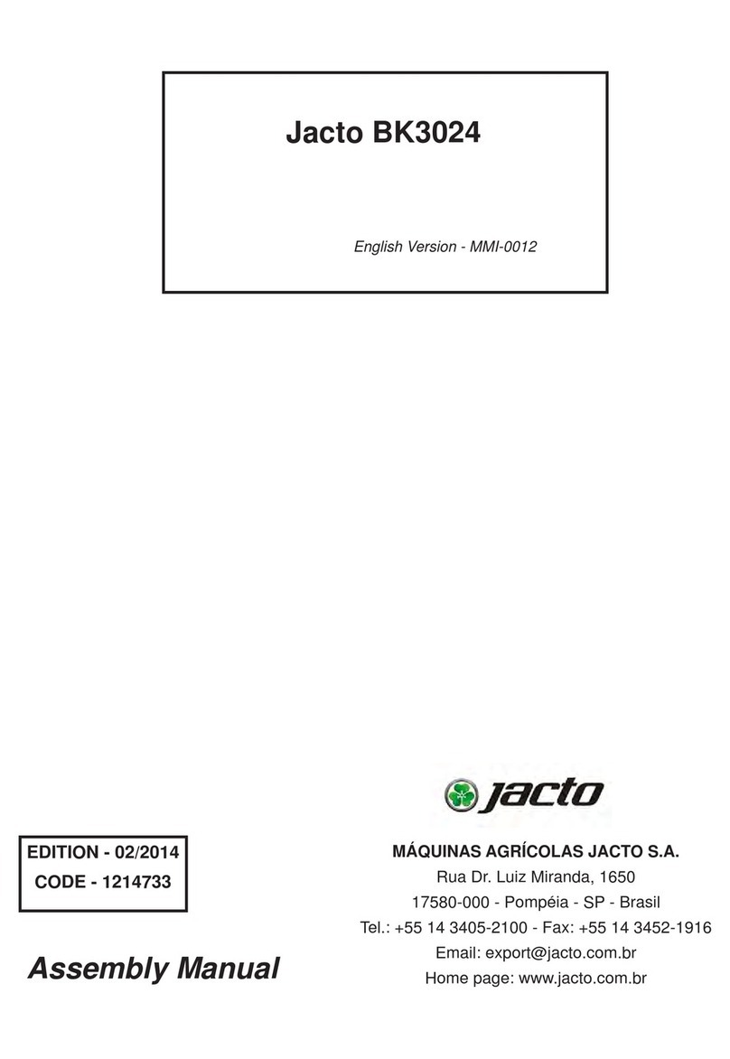Jacto BK3024 Assembly manual