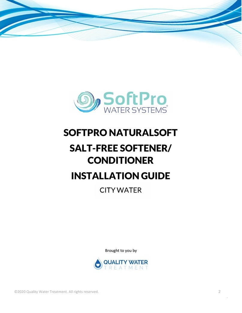 Quality Water Treatment SoftPro installation guide Quality Water Treatment SoftPro installation guide