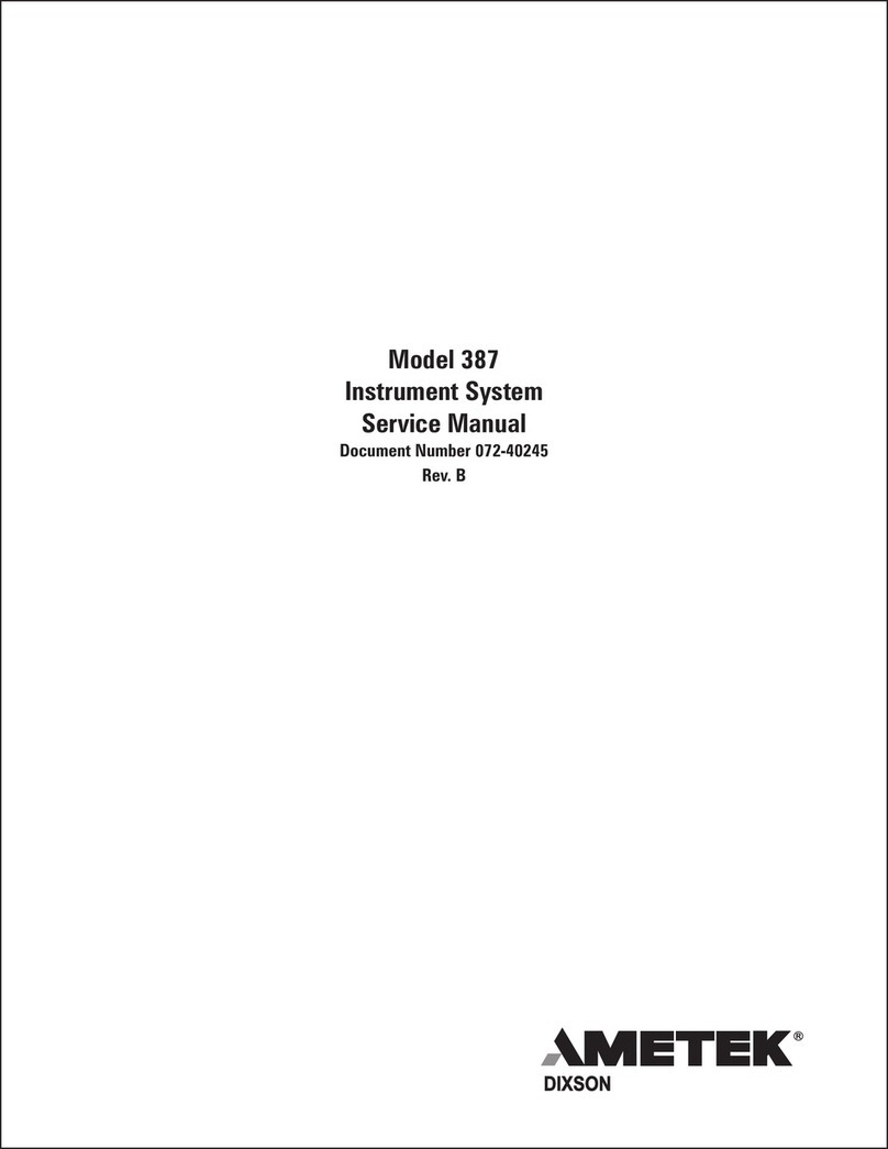 Ametek 387 User manual Ametek 387 User manual