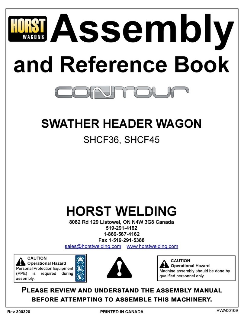 Horst Welding CONTOUR SHCF36 Assembly
