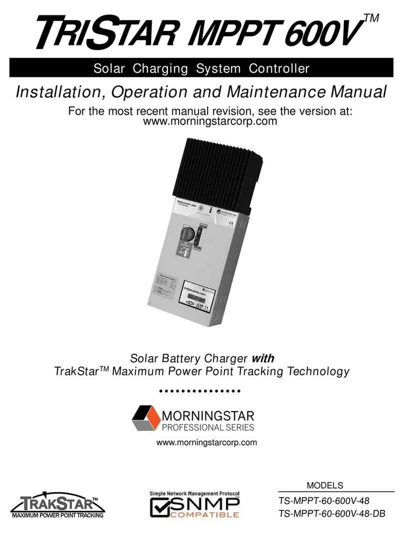 Morningstar TriStar MPPT 600V manual