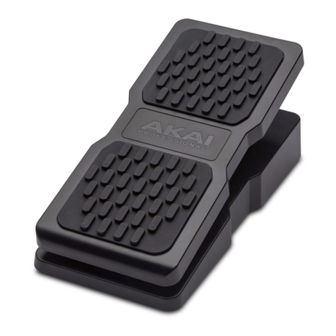Akai Expression Pedal user guide