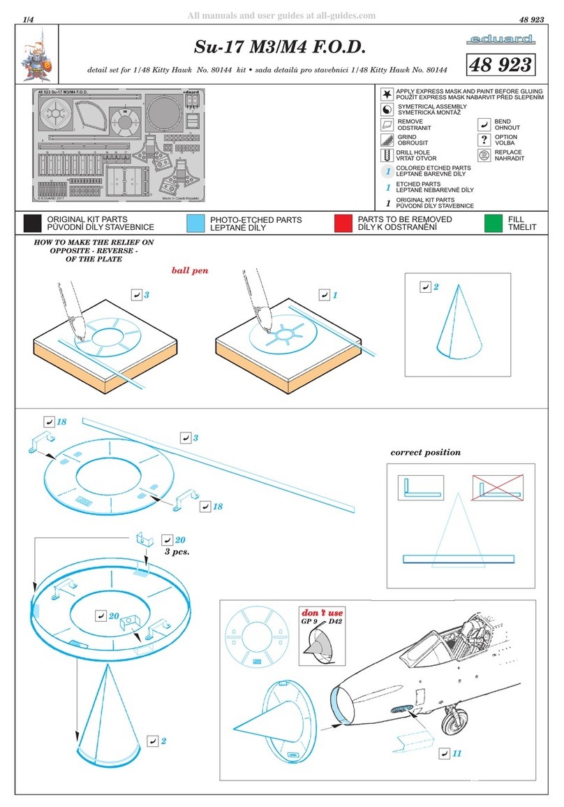 Eduard Su-17 M3 F.O.D. Assembly instructions Eduard Su-17 M3 F.O.D. Assembly instructions
