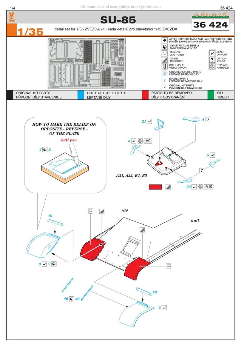 Eduard SU-85 User manual Eduard SU-85 User manual