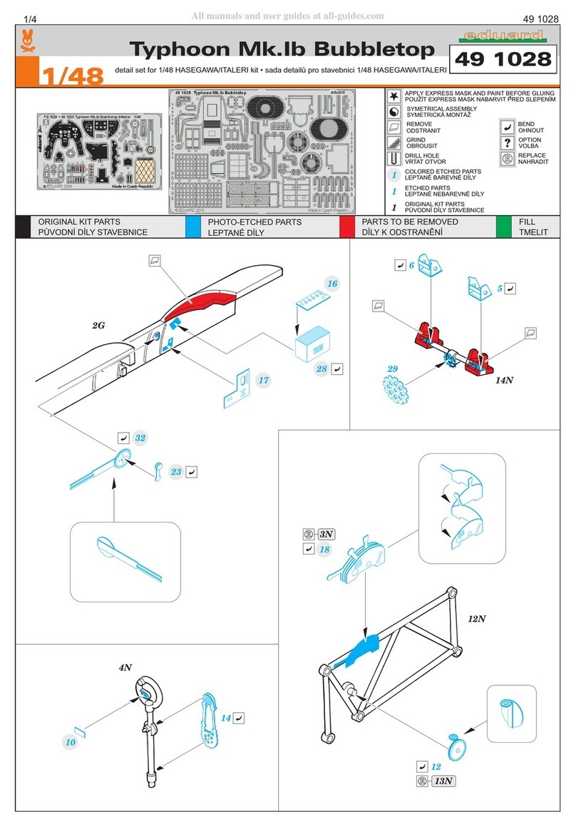 Eduard Typhoon Mk.Ib Bubbletop User manual