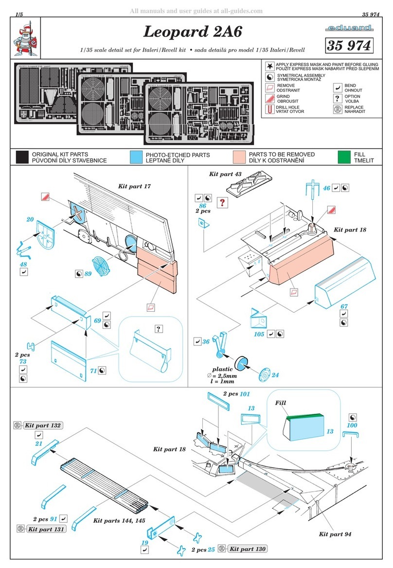 Eduard Leopard 2A6 User manual Eduard Leopard 2A6 User manual