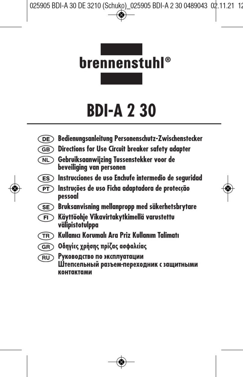 brennenstuhl BDI-A 2 30 Directions for use